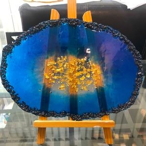 🚫SOLD🚫Geode tray without handles